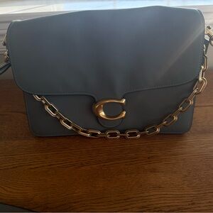 Coach Sage Green Tabby 30 Crossbody Bag with Gold Chain